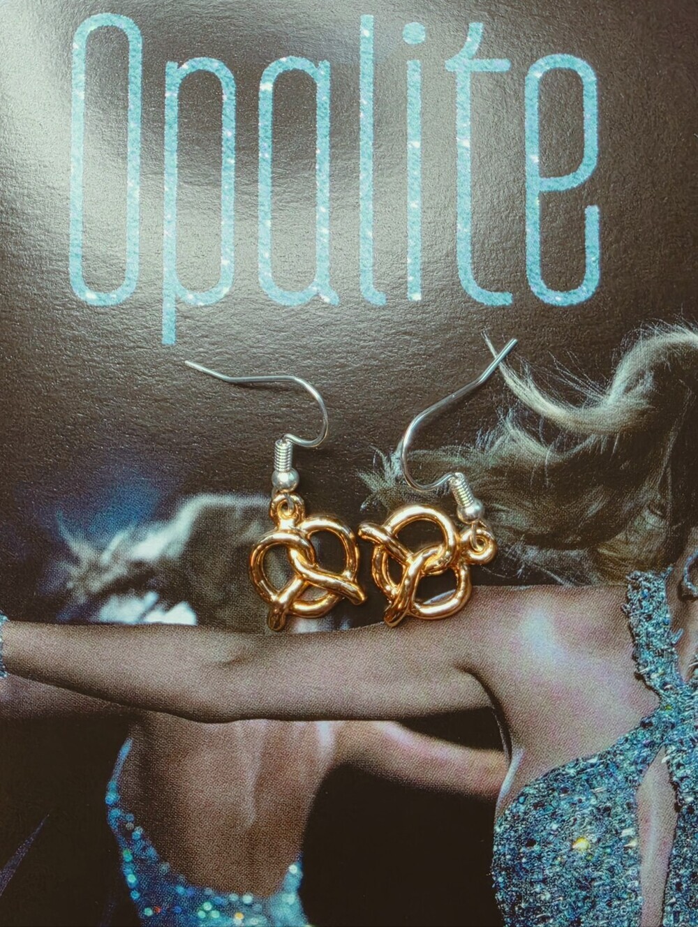 Two Tone Pretzel Earrings